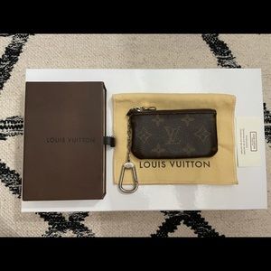 LOUIS VUITTON KeyPouch Monogram Wallet LV Keychain
